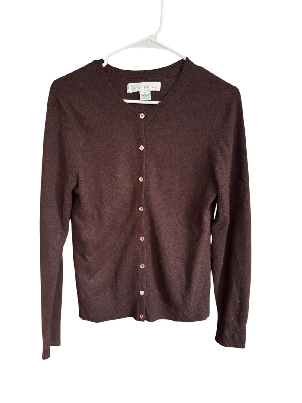 Collection Fifty Nine 100% Cashmere Longsleeve Button Front Cardigan Sweater S